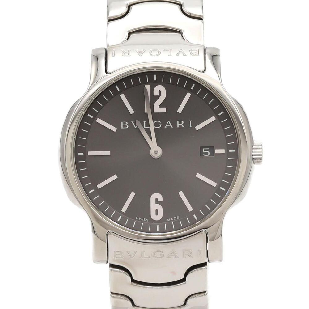 Bulgari Solotempo ST35S ST35C5SSD Stainless Steel Quartz Watch